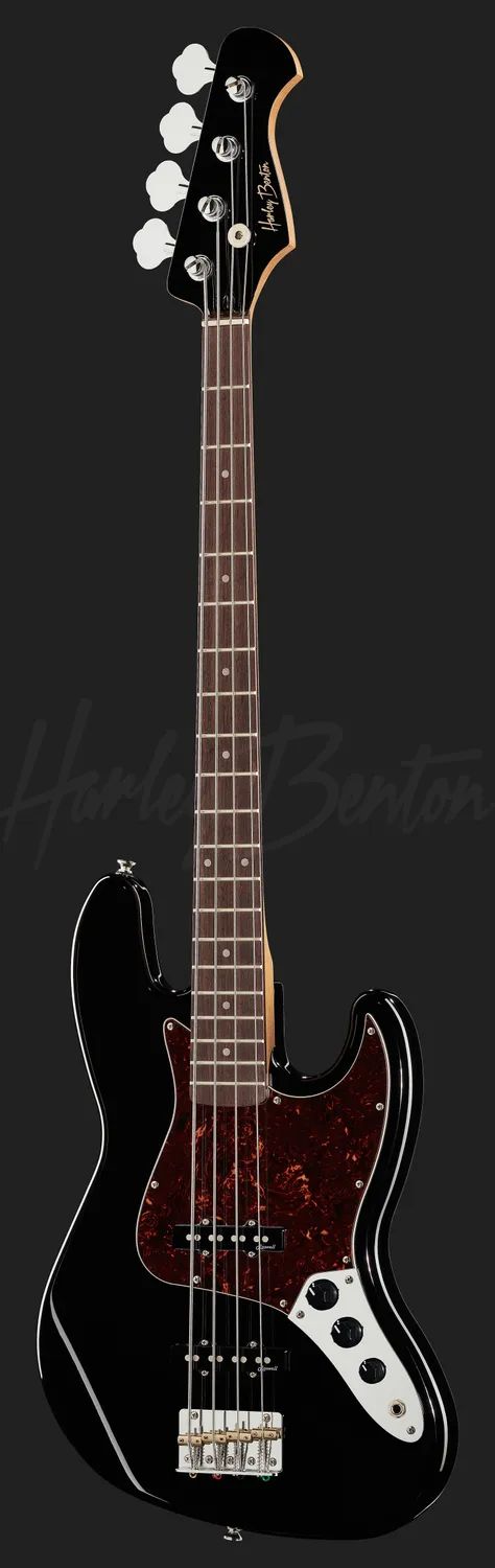 Harley Benton JB-62CC BK E-Bass schwarz Alnico-5