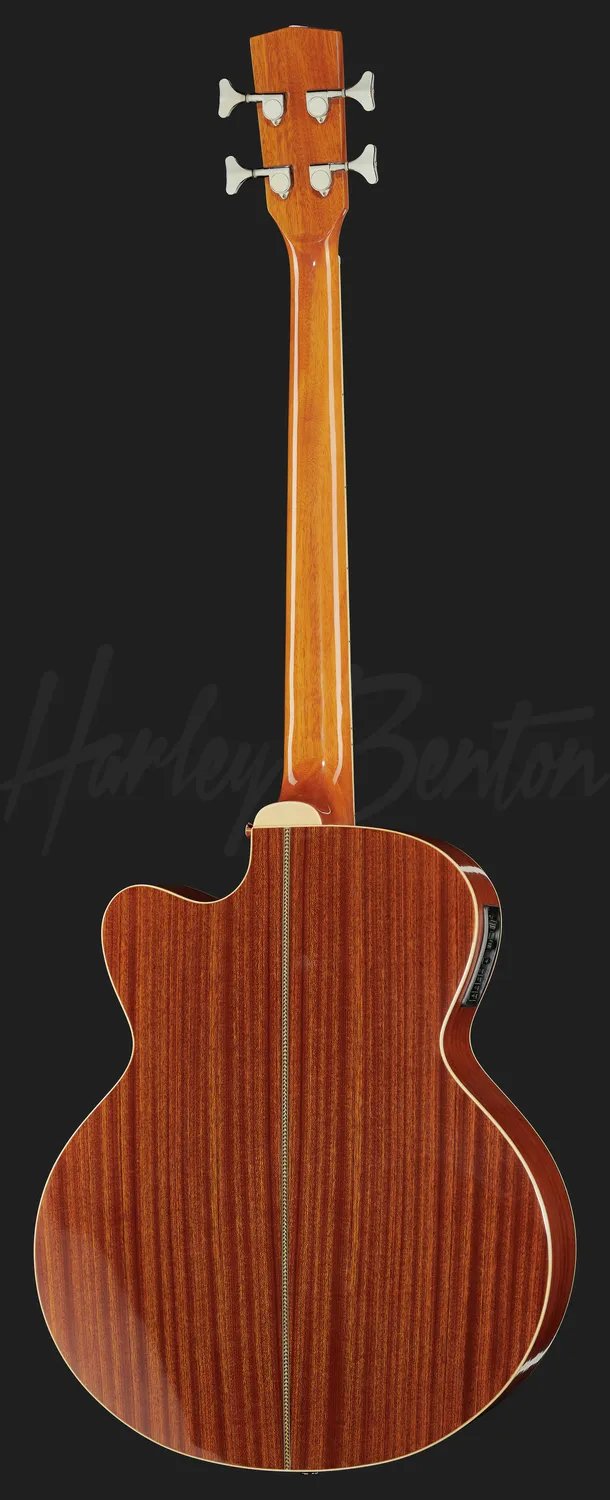 Harley Benton B-30 Natural Akustikbass Mahagoni