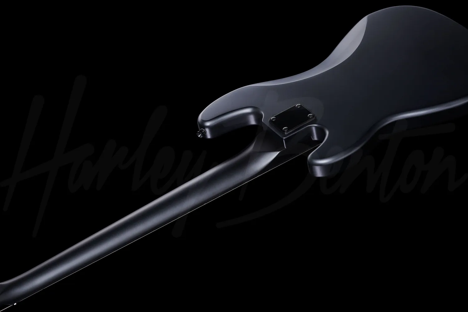 Harley Benton PJ-5 SBK E-Bass 5-saitig Satin Schwarz