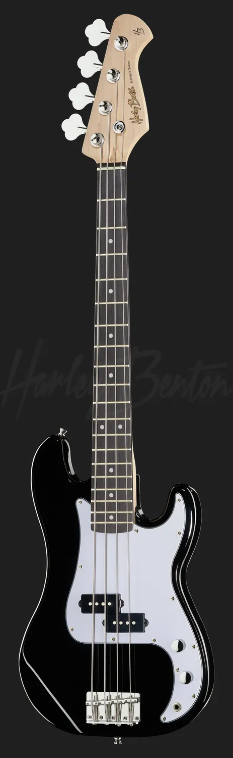 Harley Benton PB-Shorty BK E-Bass Shortscale schwarz