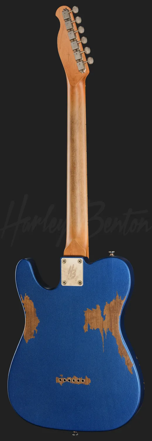 Harley Benton Classic Series TE-62HA MN LPB E-Gitarre Blau