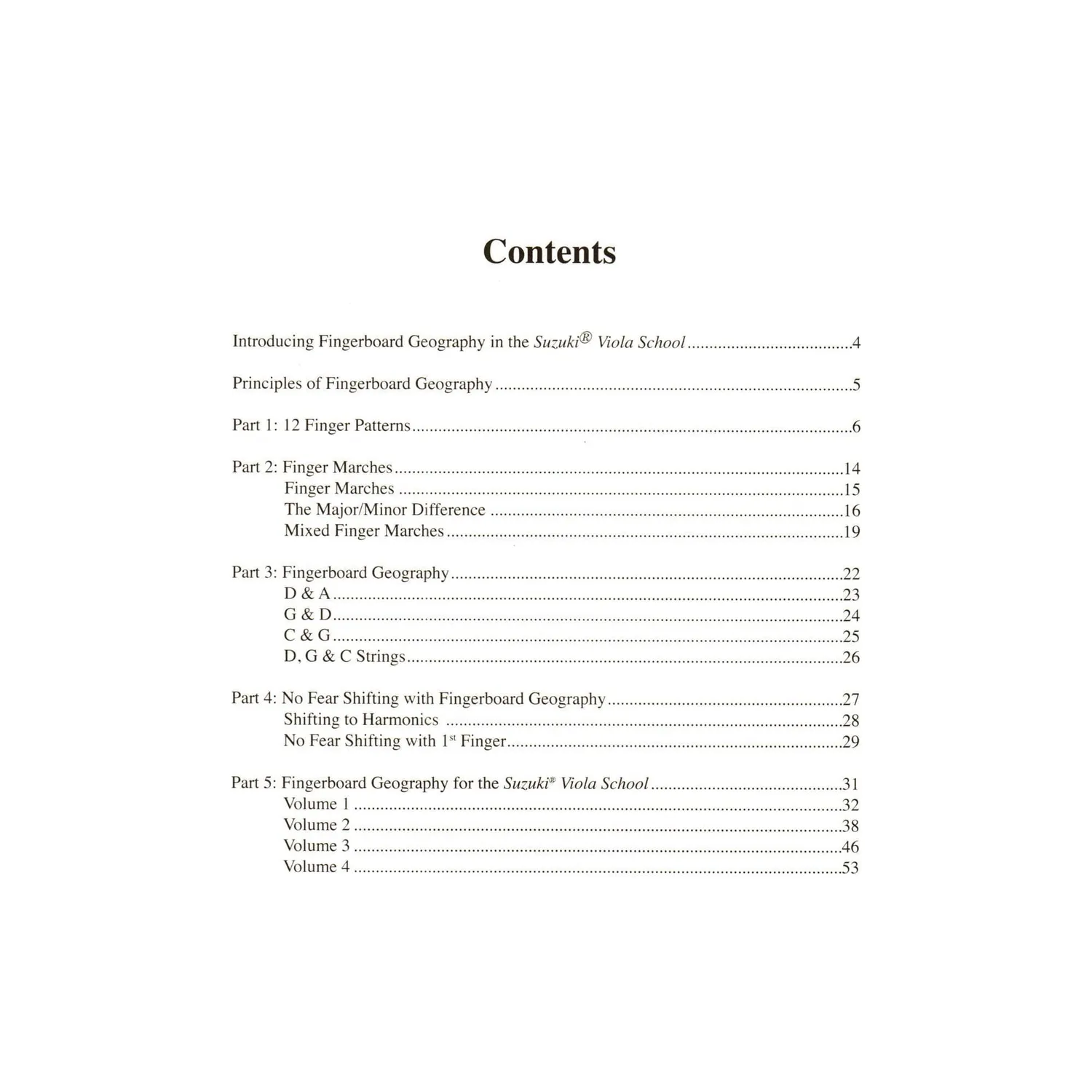 Barber Viola Fingerboard Geography Vol.1 Noten