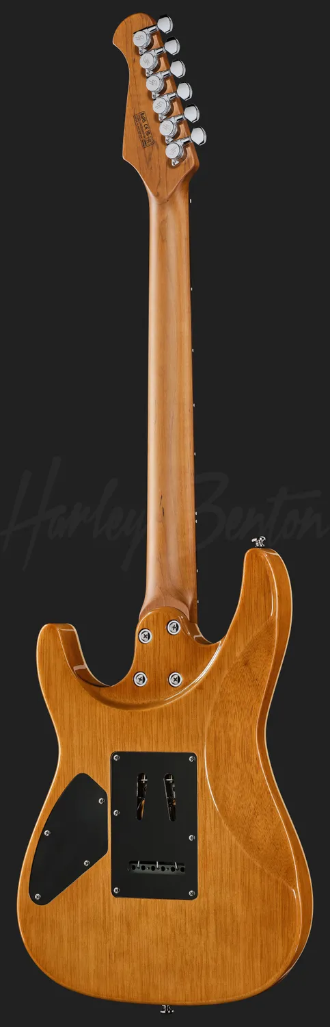 Harley Benton Fusion-IV HSS E-Gitarre Rot
