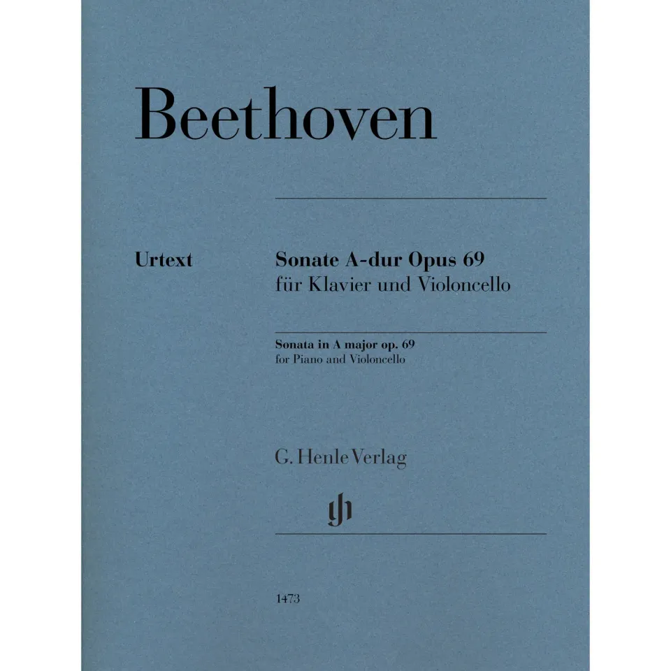 Henle Beethoven Sonate A-Dur op. 69 Cello Klavier