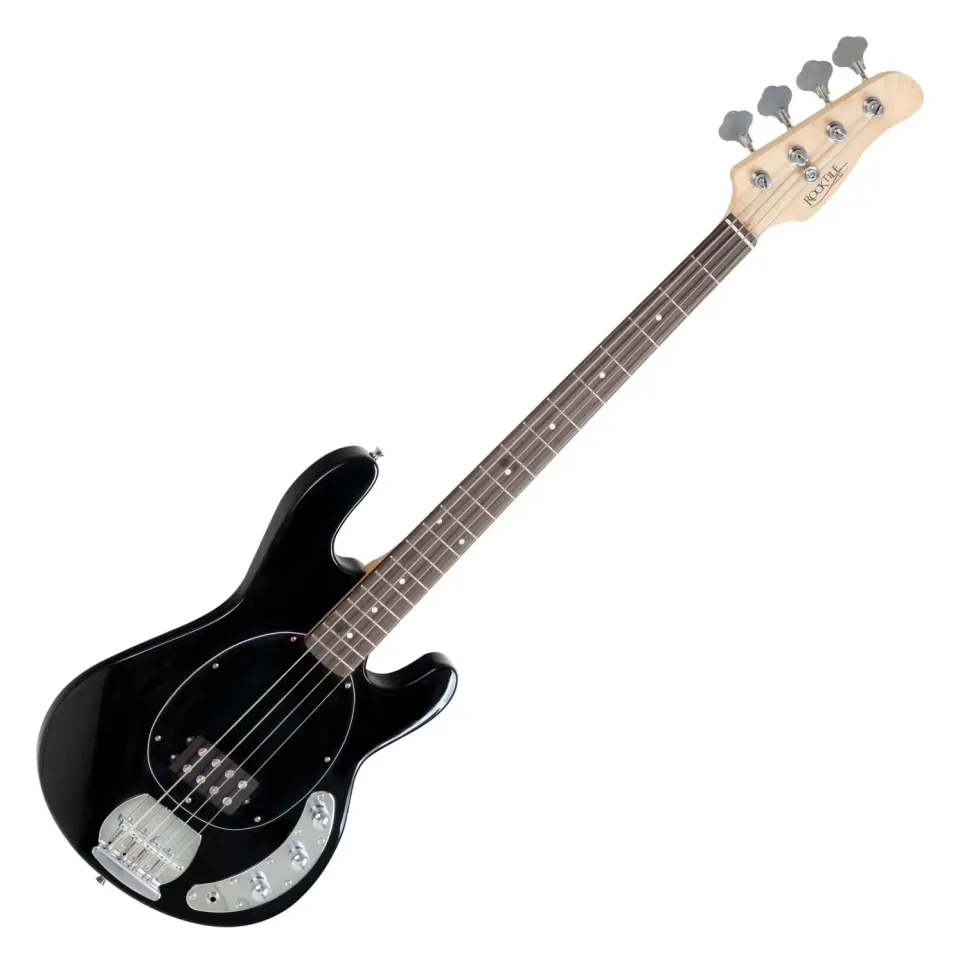 Rocktile MB-4 BK E-Bass Schwarz 4-saitig Linde