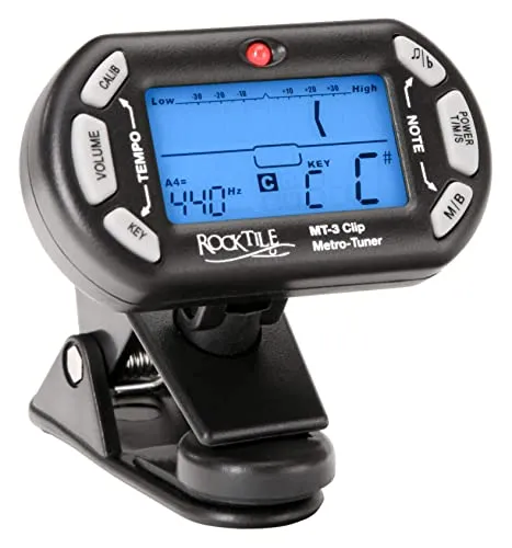 Rocktile MT-3 Clip-Stimmgerät Metronom chromatisch