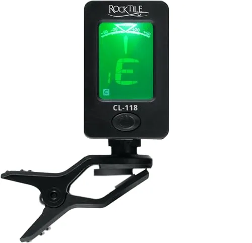 Rocktile CL-118 Clip Tuner Stimmgerät chromatisch schwarz