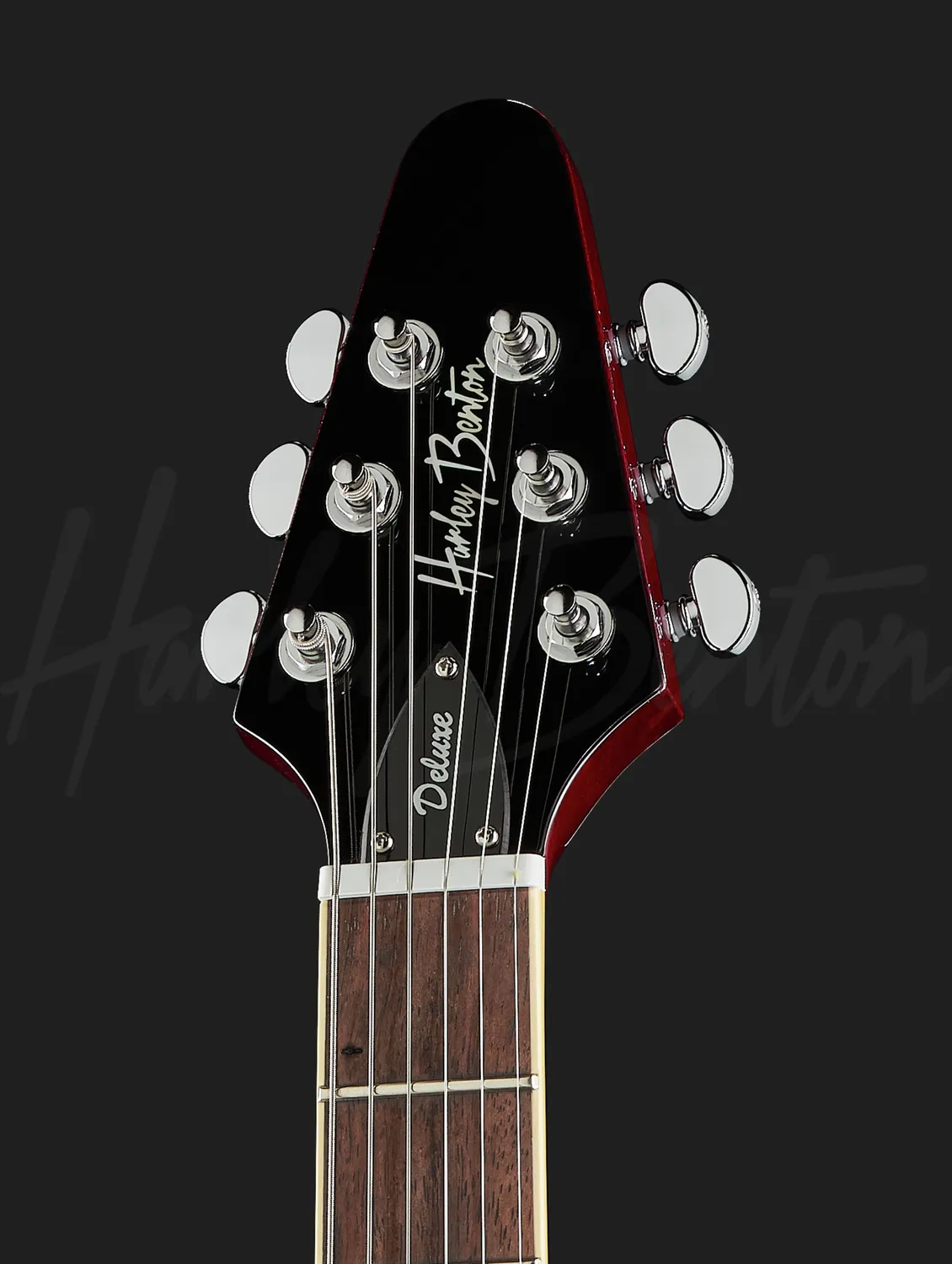 Harley Benton Standard Series BM-75 E-Gitarre Rot Mahagoni