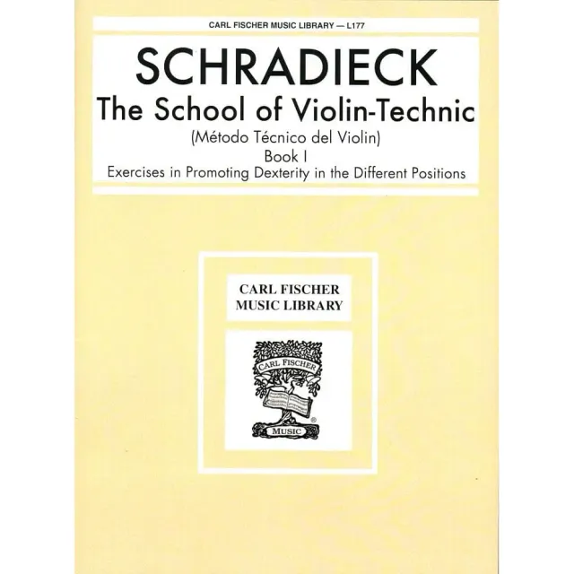 Carl Fischer Schradieck School Book 1 Noten Violine Technik