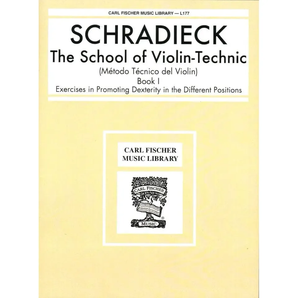 Carl Fischer Schradieck School Book 1 Noten Violine Technik