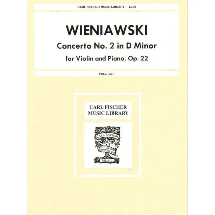 Carl Fischer Wieniawski Konzert Nr. 2 Op. 22 Violine Klavier
